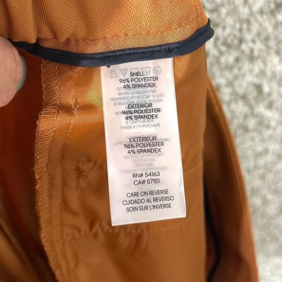 Calvin Klein Dress Pants Women’s 6 Almond Soft Suiting Cropped Straight Leg NWT - Picture 9 of 11